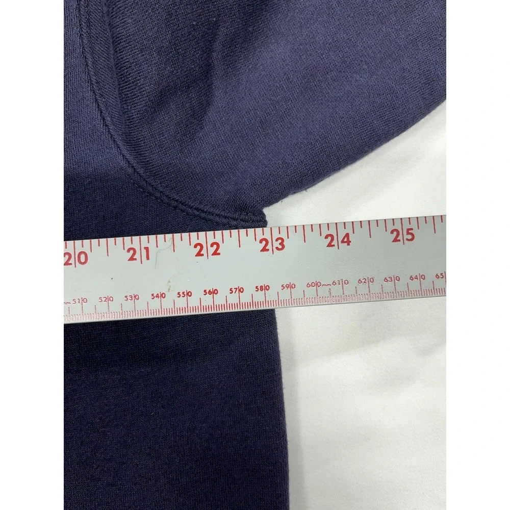 CHAPS Ralph Lauren 1/4‎ Zip Pullover Sweater Men's Size Medium Blue Fleece